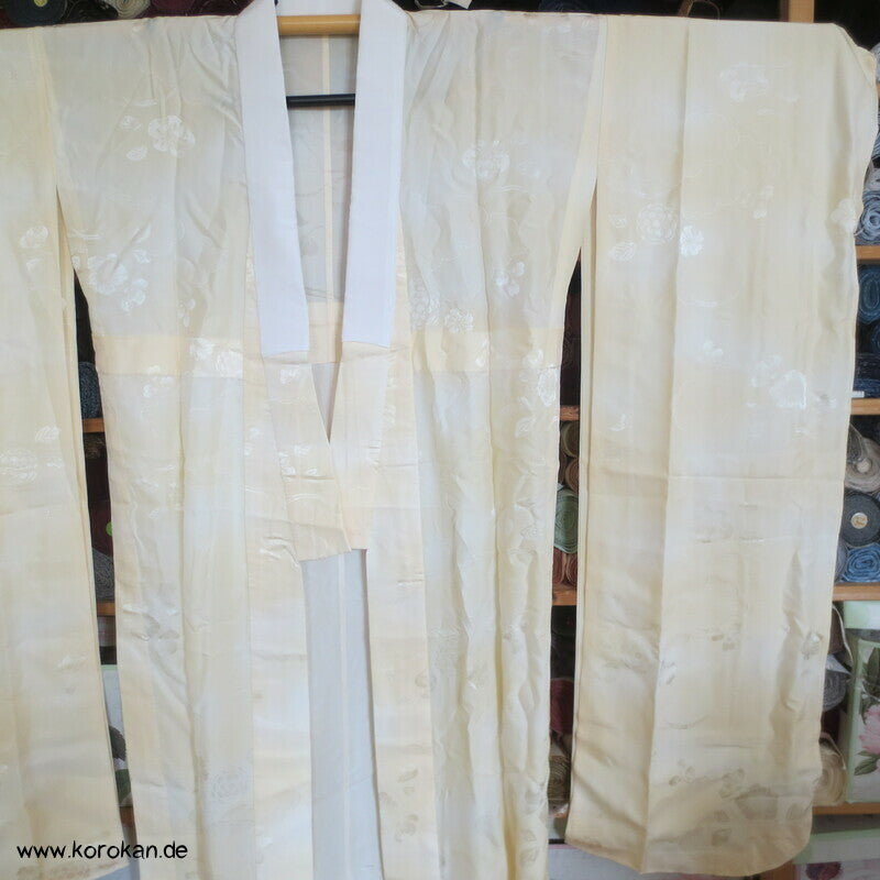 Rinzu Damast Seide Nagajuban Unterkimono für Furisode
