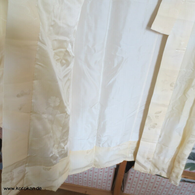 Rinzu Damast Seide Nagajuban Unterkimono für Furisode