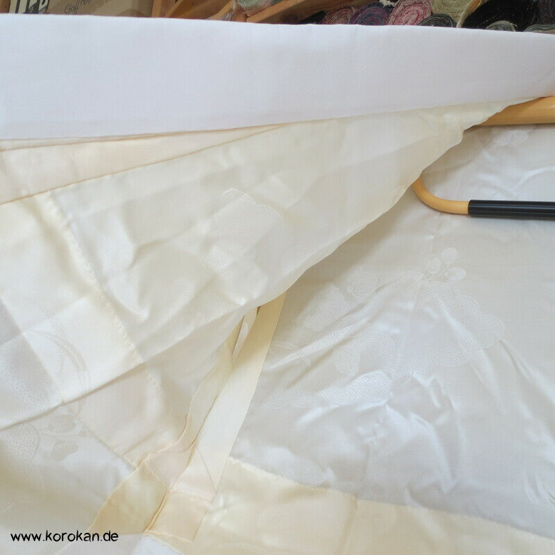 Rinzu Damast Seide Nagajuban Unterkimono für Furisode