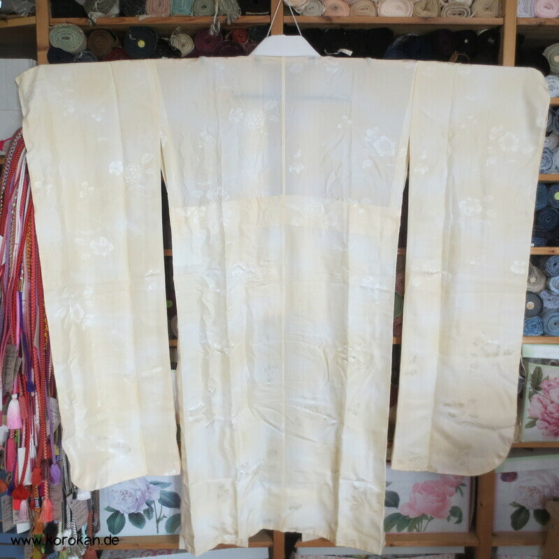 Rinzu Damast Seide Nagajuban Unterkimono für Furisode