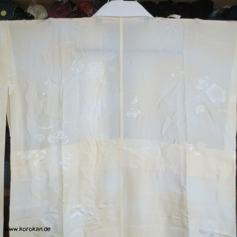 Rinzu Damast Seide Nagajuban Unterkimono für Furisode