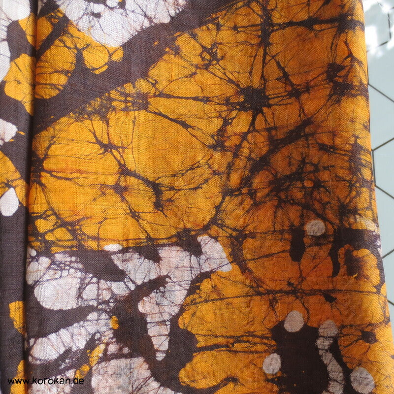 Vintage indische Seidenkarrees, Batik, Pongé