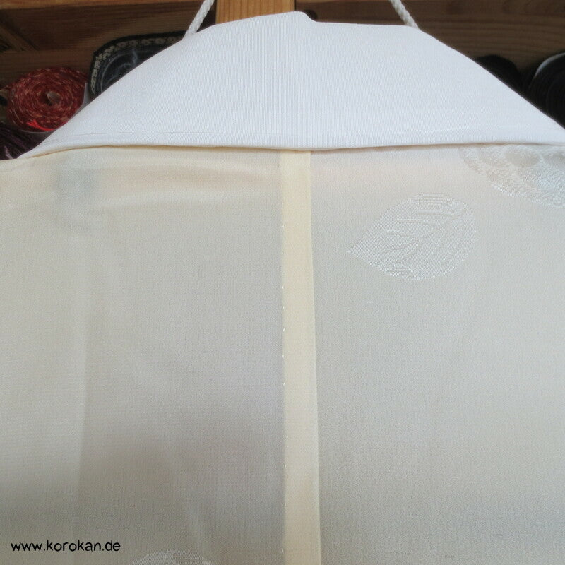 Rinzu Damast Seide Nagajuban Unterkimono für Furisode