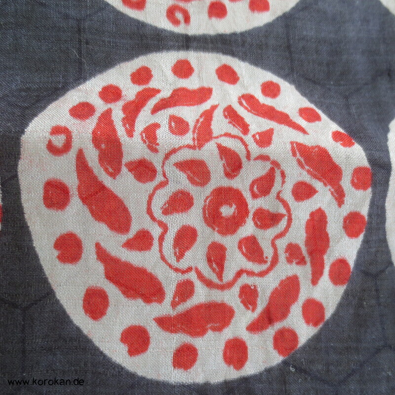 Vintage indische Seidenkarrees, Batik, Pongé