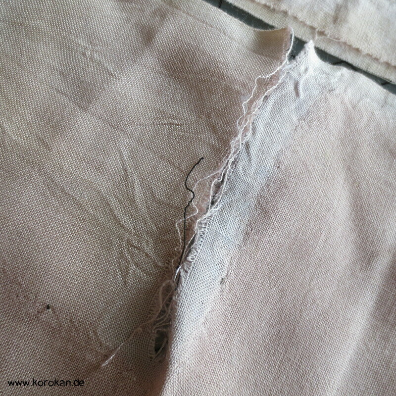Araihari Kimono Futter Stoff antik Rest