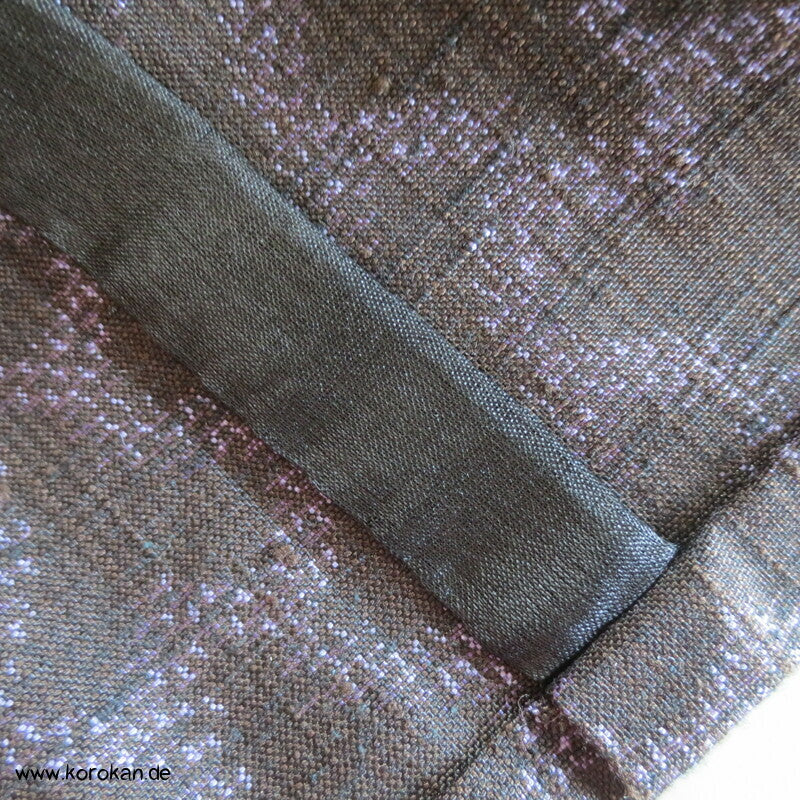 Kiribame Muster Hitoe Tsumugi Kimono