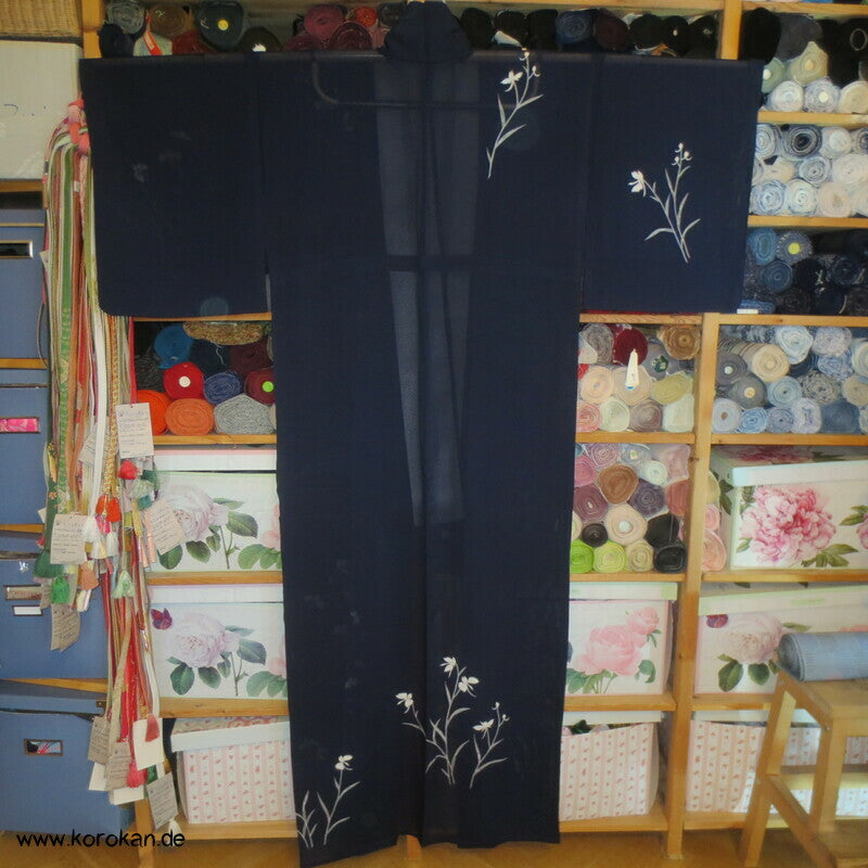 Nadeshiko Hitoe Homongi Kimono Rho Seide