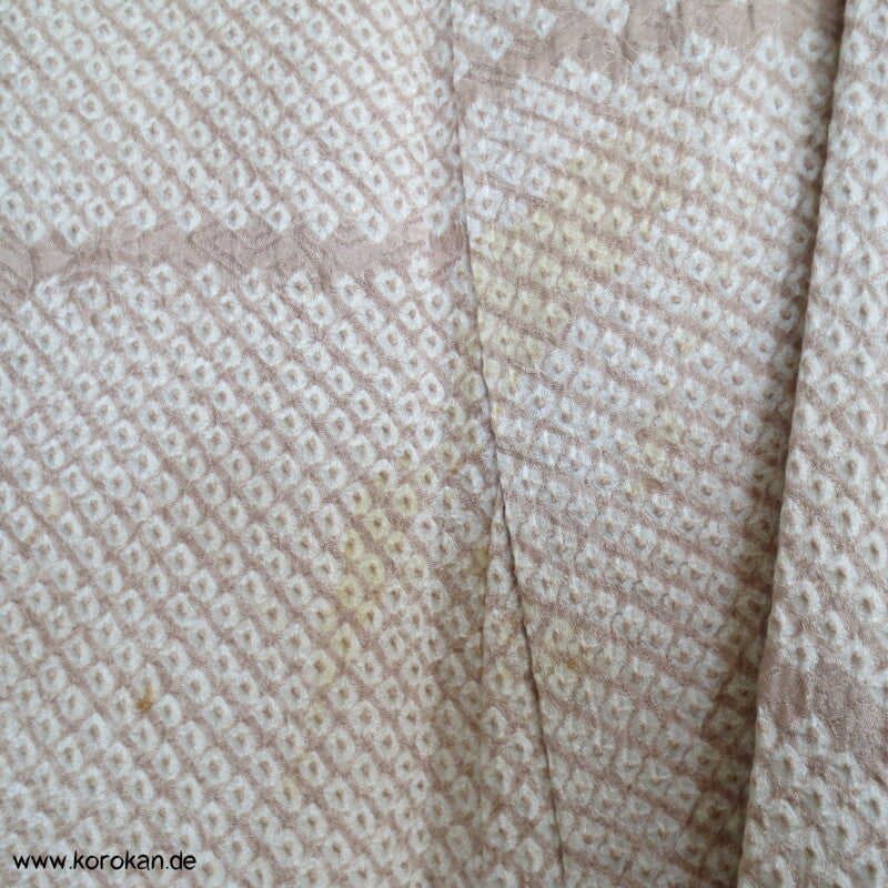 Full Shibori zarte Blütenbänder Homongi Seiden Kimono