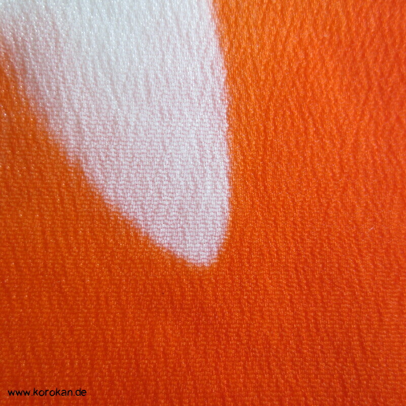 Datejime Kimono Bindeband - orange weiß