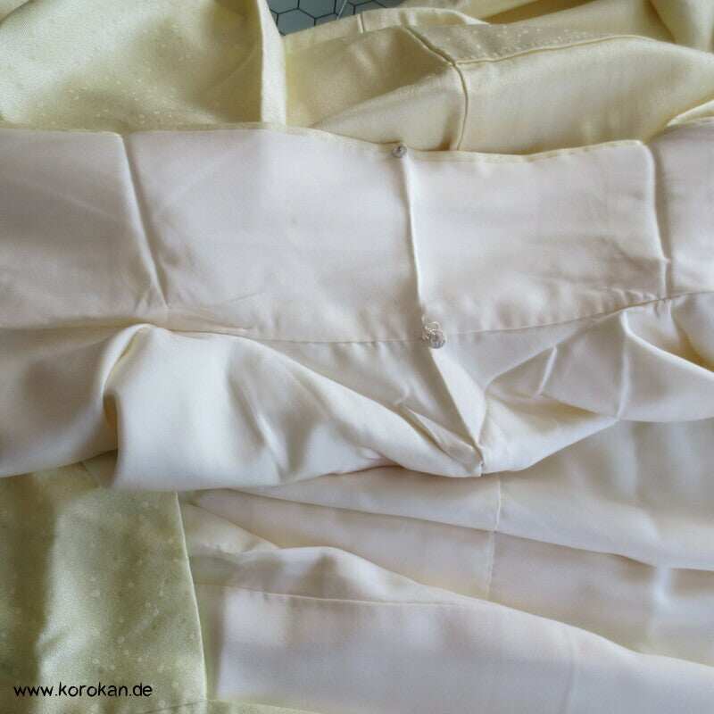 Homongi Seidendamast Kimono regenbogen auf lime