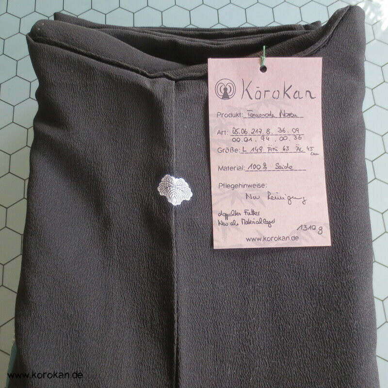 japanische Kicho Vorhänge Tomesode Seidencrepe Kimono