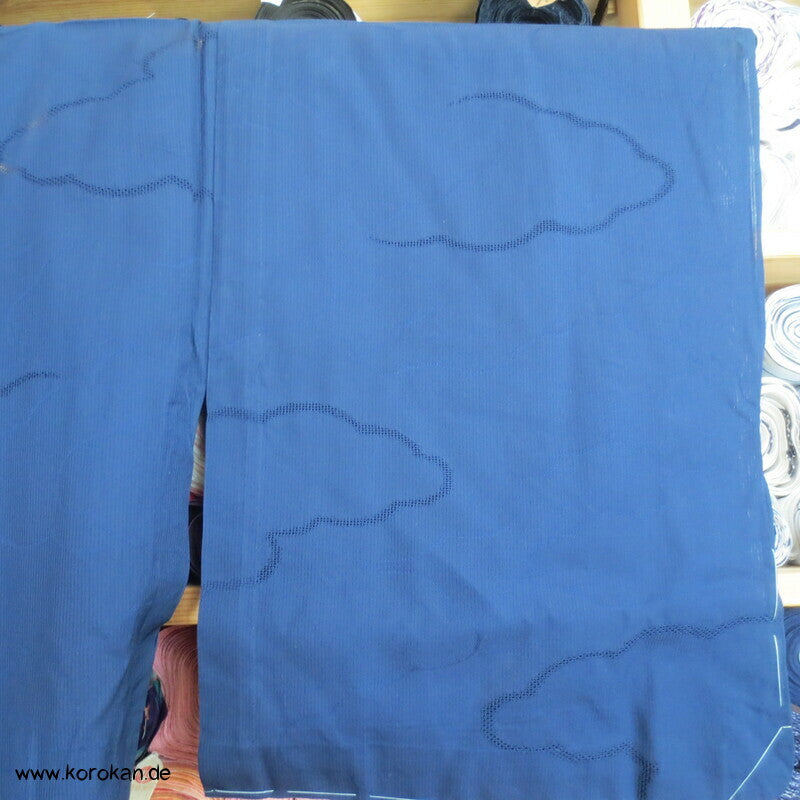 mustergewebte Wolken Rho Hitoe Kimono
