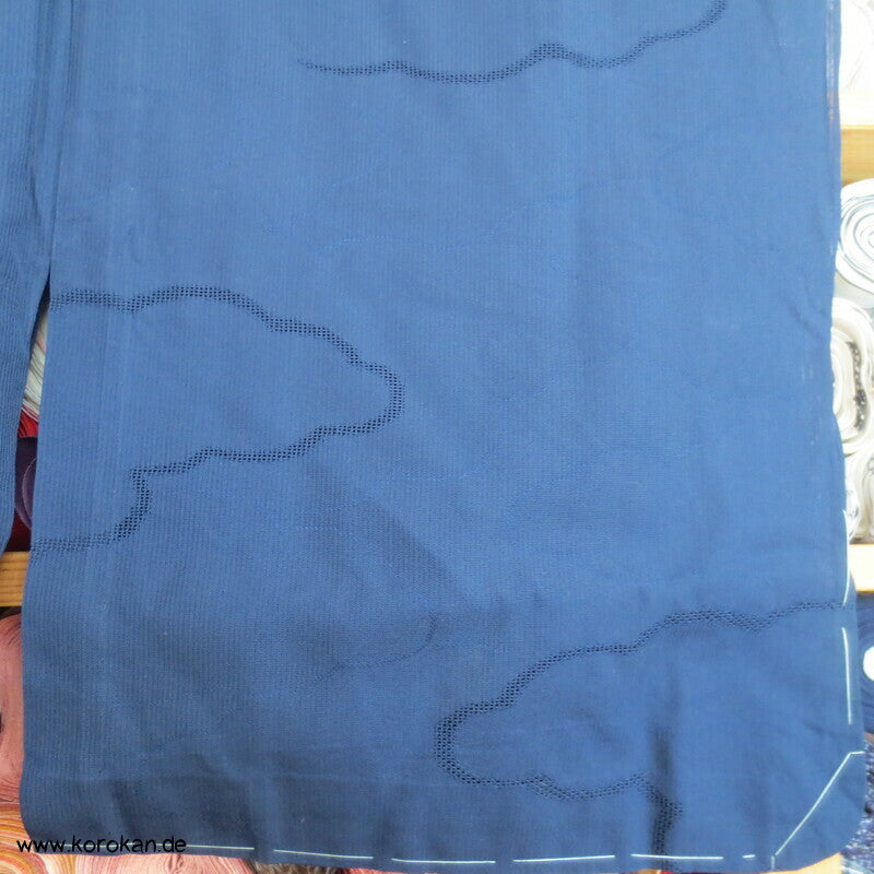 mustergewebte Wolken Rho Hitoe Kimono