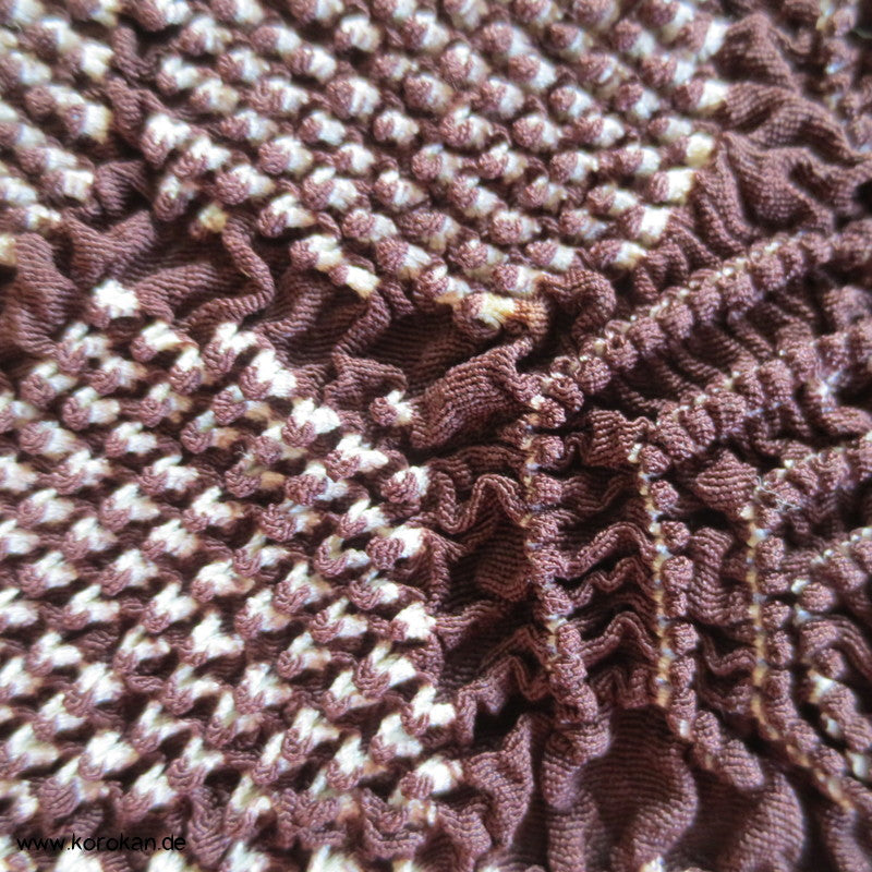 Kikko Shibori Heko Obi - Chirimen Seidencrepe