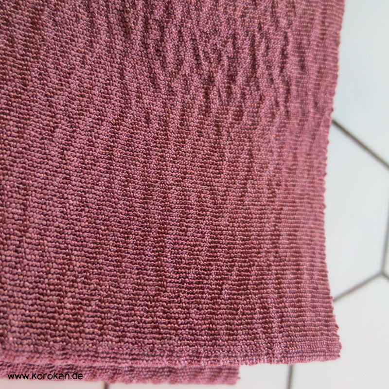 Kikko Shibori Heko Obi - Chirimen Seidencrepe