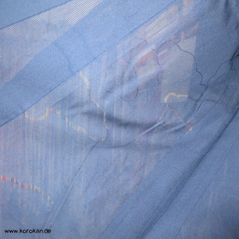 mustergewebte Wolken Rho Hitoe Kimono