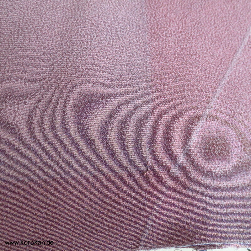 blass aubergine Hakkake Crepe de Chine Seide, Araihari