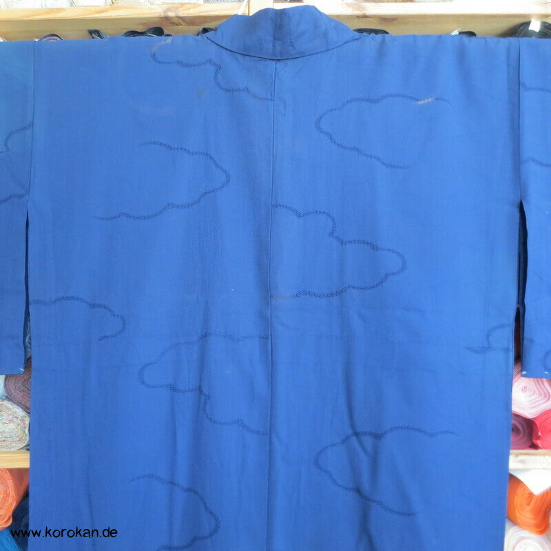 mustergewebte Wolken Rho Hitoe Kimono