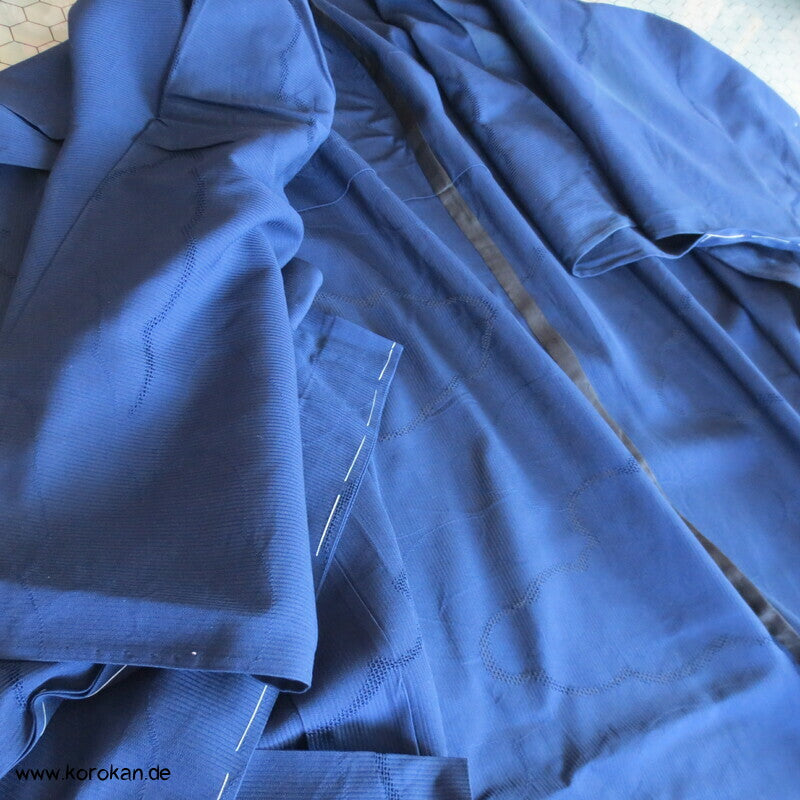 mustergewebte Wolken Rho Hitoe Kimono