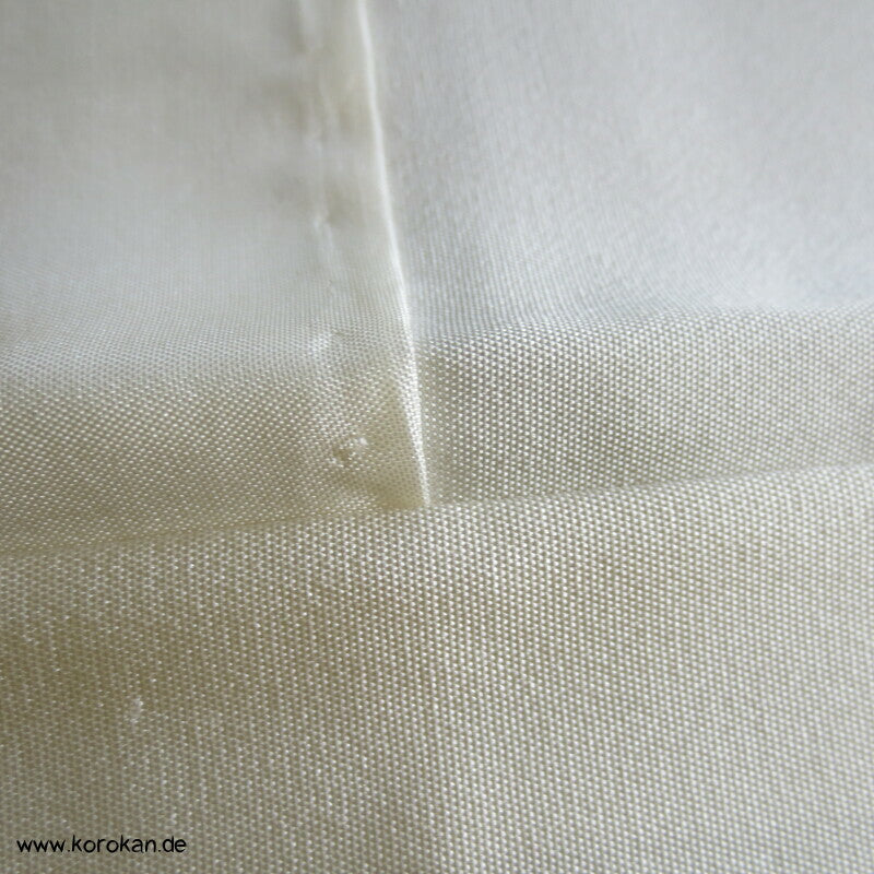 abstrakte Blüten Kasuri Tsumugi Seiden japanischer Alltags Kimono