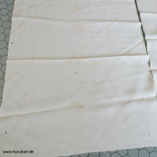 Kimono Seidenrest schlichte natur Honan Seide