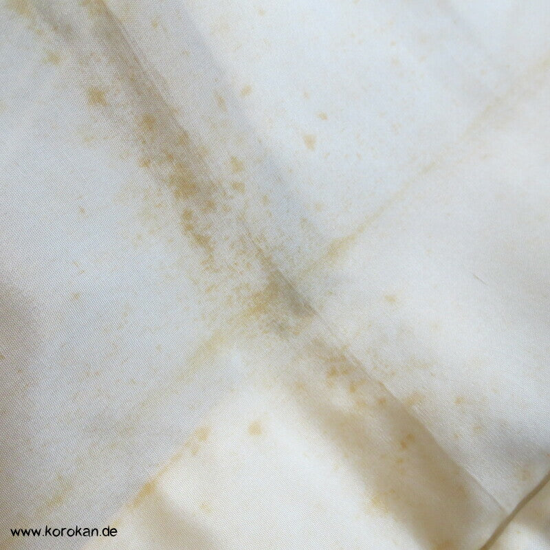 bunte Muster auf schwarzer Seide Homongi Kimono