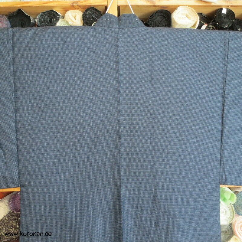 Lake Biwa Futter Kikko Kasuri Tsumugi Seiden Haori Kimono Jacke