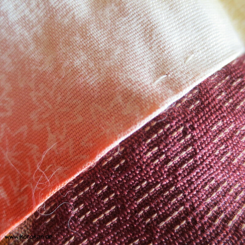 quadratische Morris Rosen Kimono Haori Jacke, Seiden Jacquard