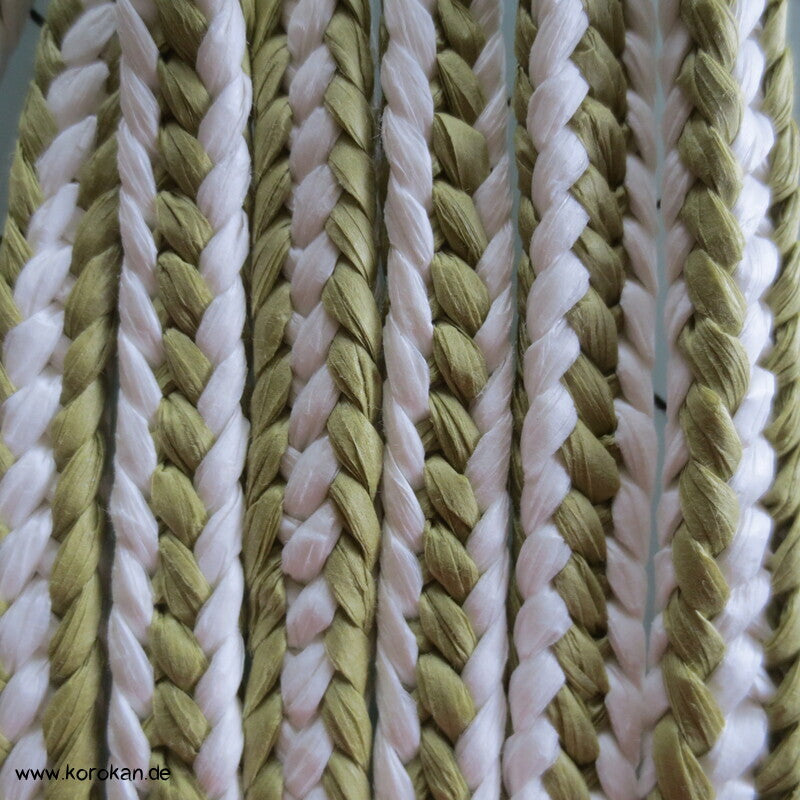 ITO Papier Bändchen Obijime, handgeflochten, neu