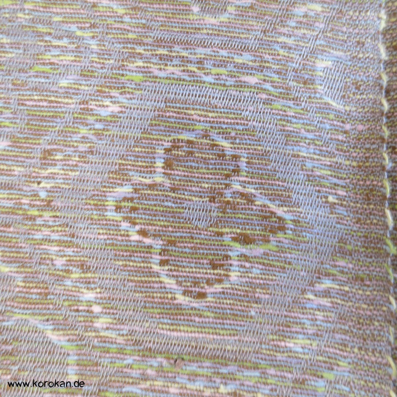 Pastell Kikko Jacquard Seiden Stoff für Kimono