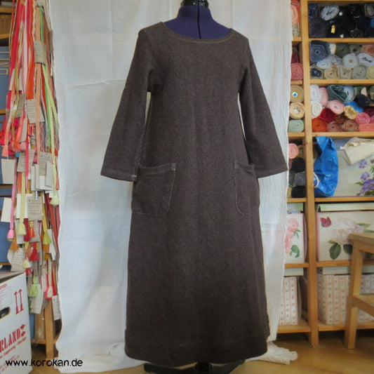 Wolle Baumwolle Sweatkleid A Linien, Gr. S