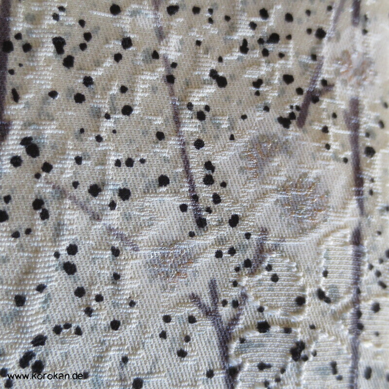 Schneesturm Komon Seidendamast Kimono