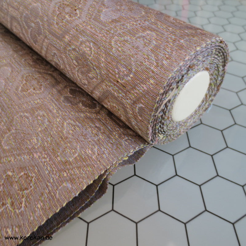 Pastell Kikko Jacquard Seiden Stoff für Kimono