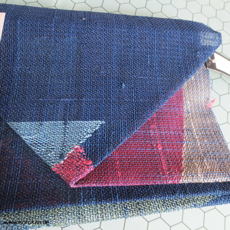 Segaiha Sommer Nagoya Obi aus grob handgewebtem Hanf