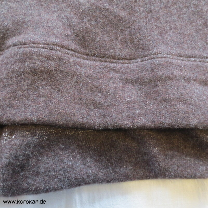 Wolle Baumwolle Sweatkleid A Linien, Gr. S