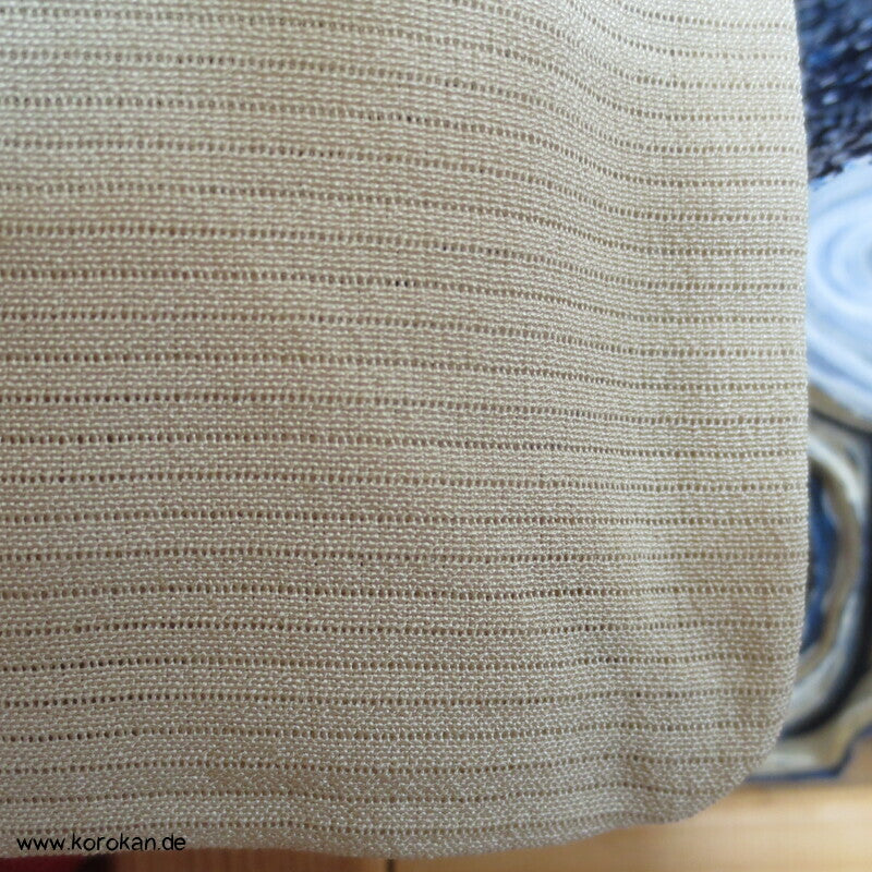 zarter heller Rho Seiden Hitoe Tsukesage Kimono, wie neu
