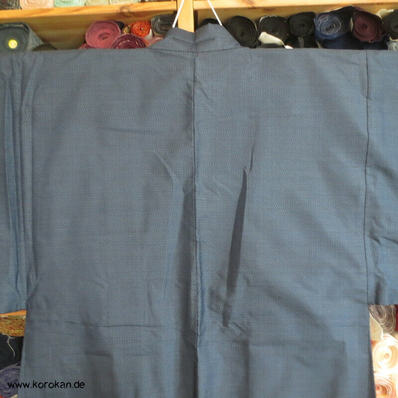 Spatz im Bambus Futter Haori Kimono Jacke, Tsumugi Seide