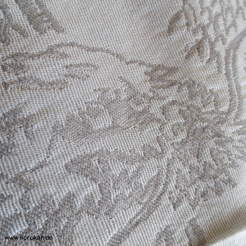 Drachen in hellgrau Fukuro / Hanhaba Obi Kimono Gürtel
