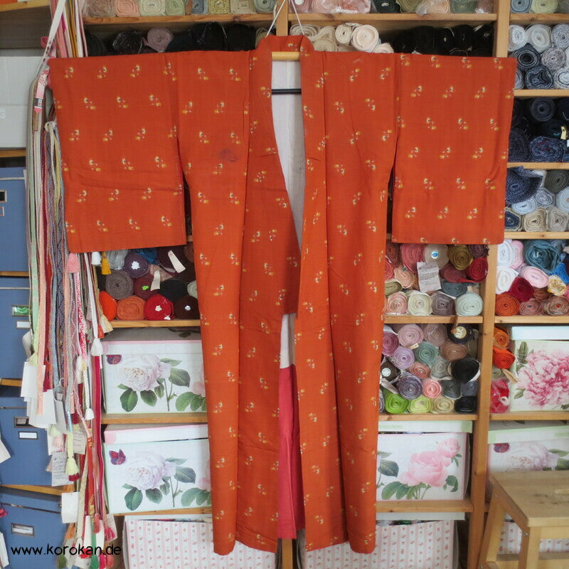Igeta Kasuri Meisen Seiden Kimono