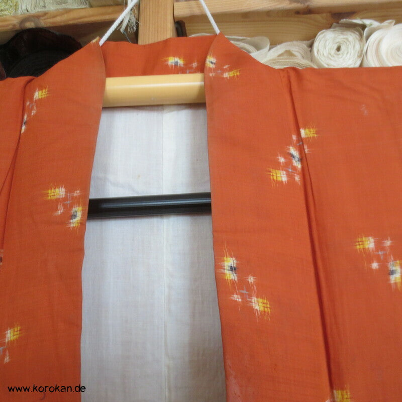 Igeta Kasuri Meisen Seiden Kimono