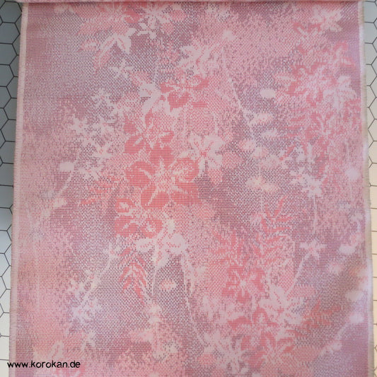 Blüten Kasuri Kimono Seide