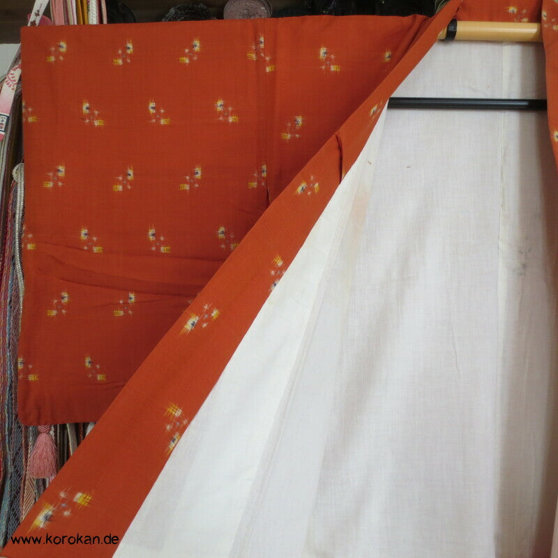 Igeta Kasuri Meisen Seiden Kimono