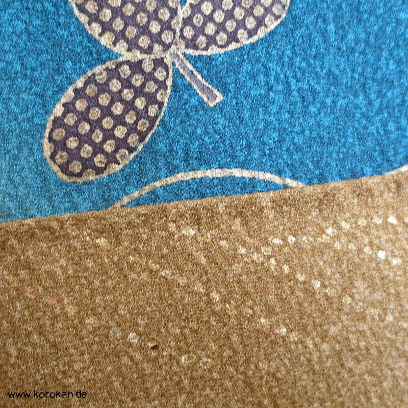 Homongi Kimono Seidencrepe Sandstrand zwischen Himmel und Wasser