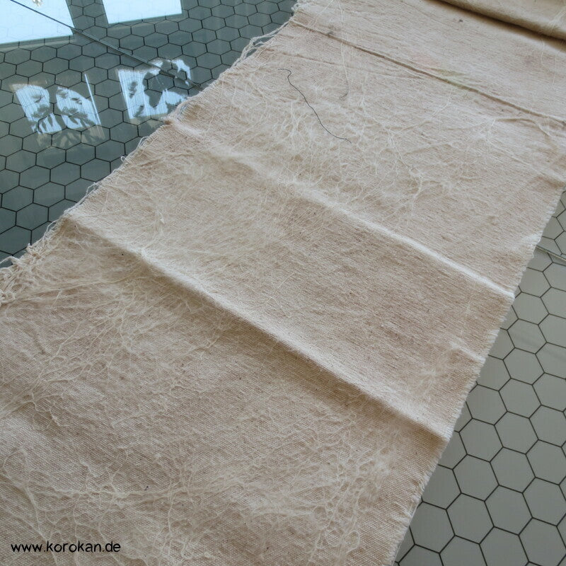 Obi Polster, antik, natur, mit Seidenauflage