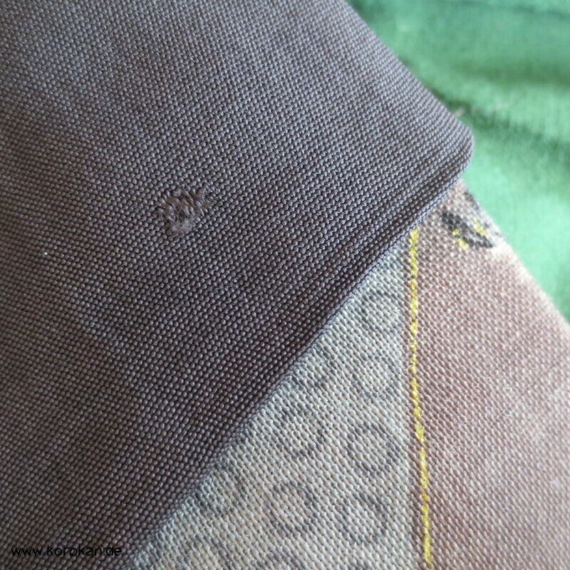 asiatische Schwarzbären Juban Wollmuslin Unterkimono