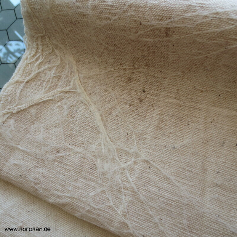 Obi Polster, antik, natur, mit Seidenauflage