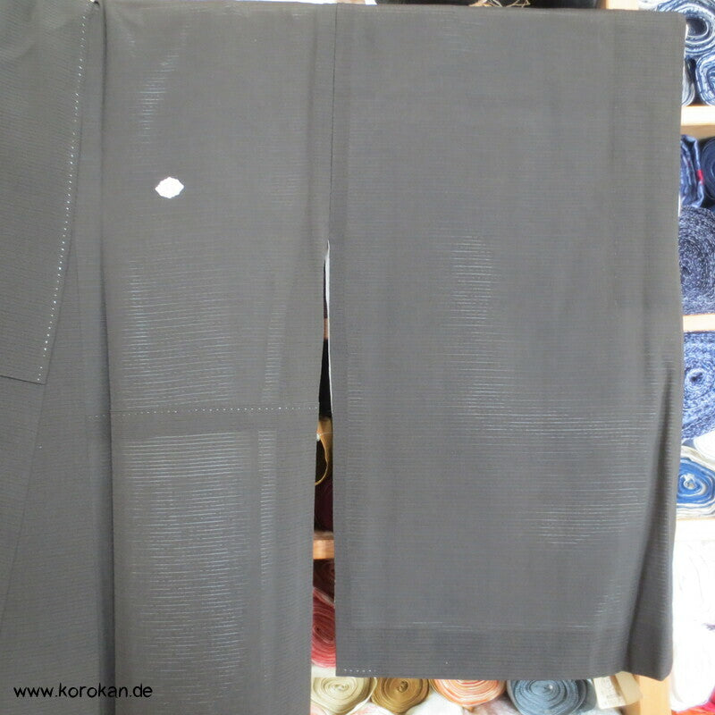 Nadeshiko und Fluß antiker Tomesode Kimono aus Rho Seide gefüttert