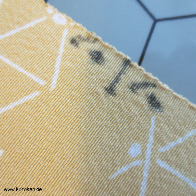 Asanoha Chirimen Crepe Seide Tanmono, abgepasst für Kimono