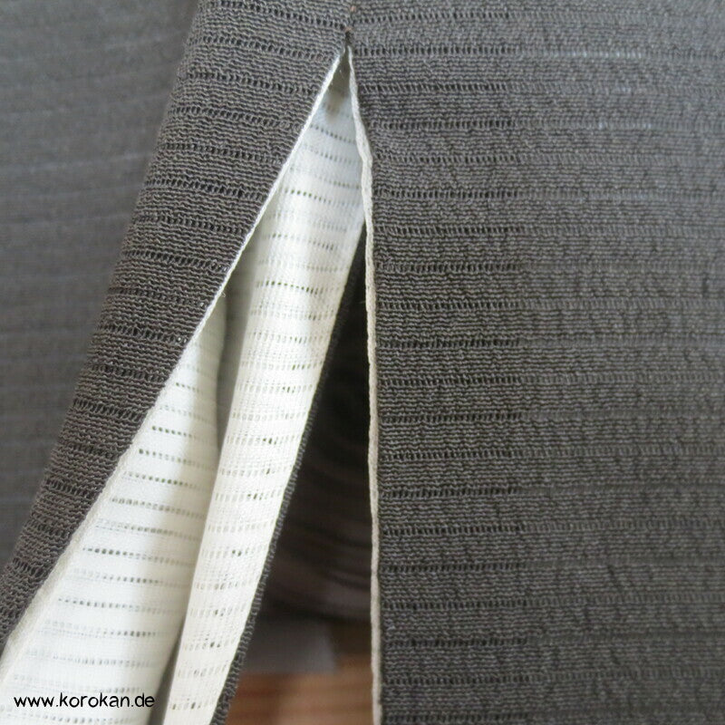 Nadeshiko und Fluß antiker Tomesode Kimono aus Rho Seide gefüttert