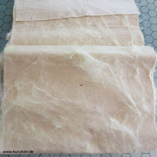 Obi Polster, antik, natur, mit Seidenauflage